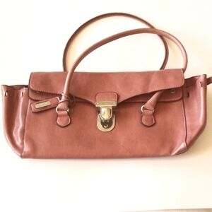 Rina Rich Mauve Leather Handbag